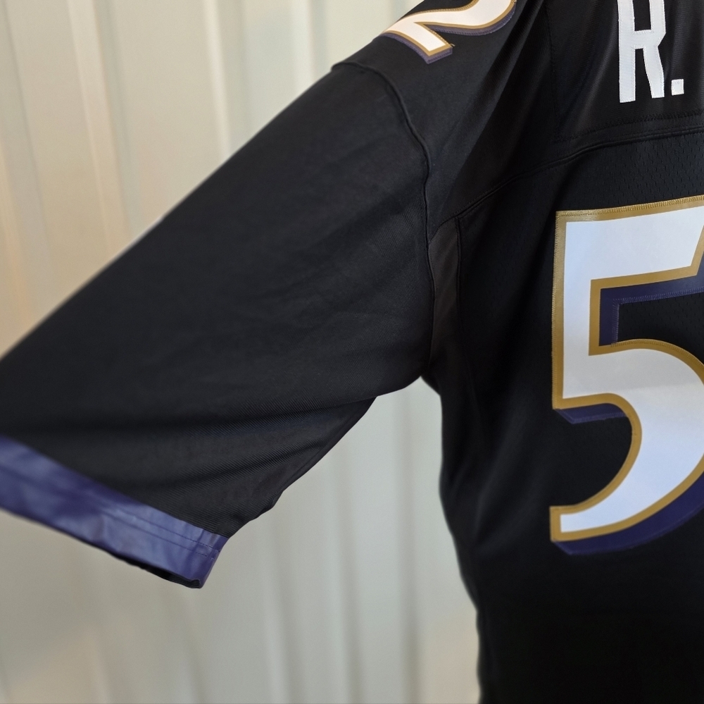 Mitchell & Ness Baltimore Ravens Ray Lewis #52 NFL Legacy Jersey 48 XL Throwback - Picture 7 of 12